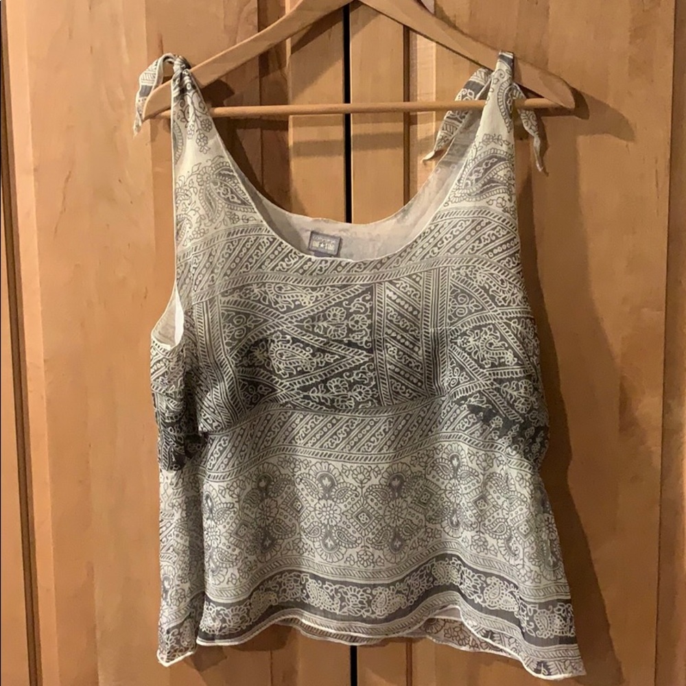 Converse One Star flow-y top with tie straps